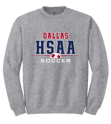 HSAA Soccer - Half Ball - Crew Sweatshirt