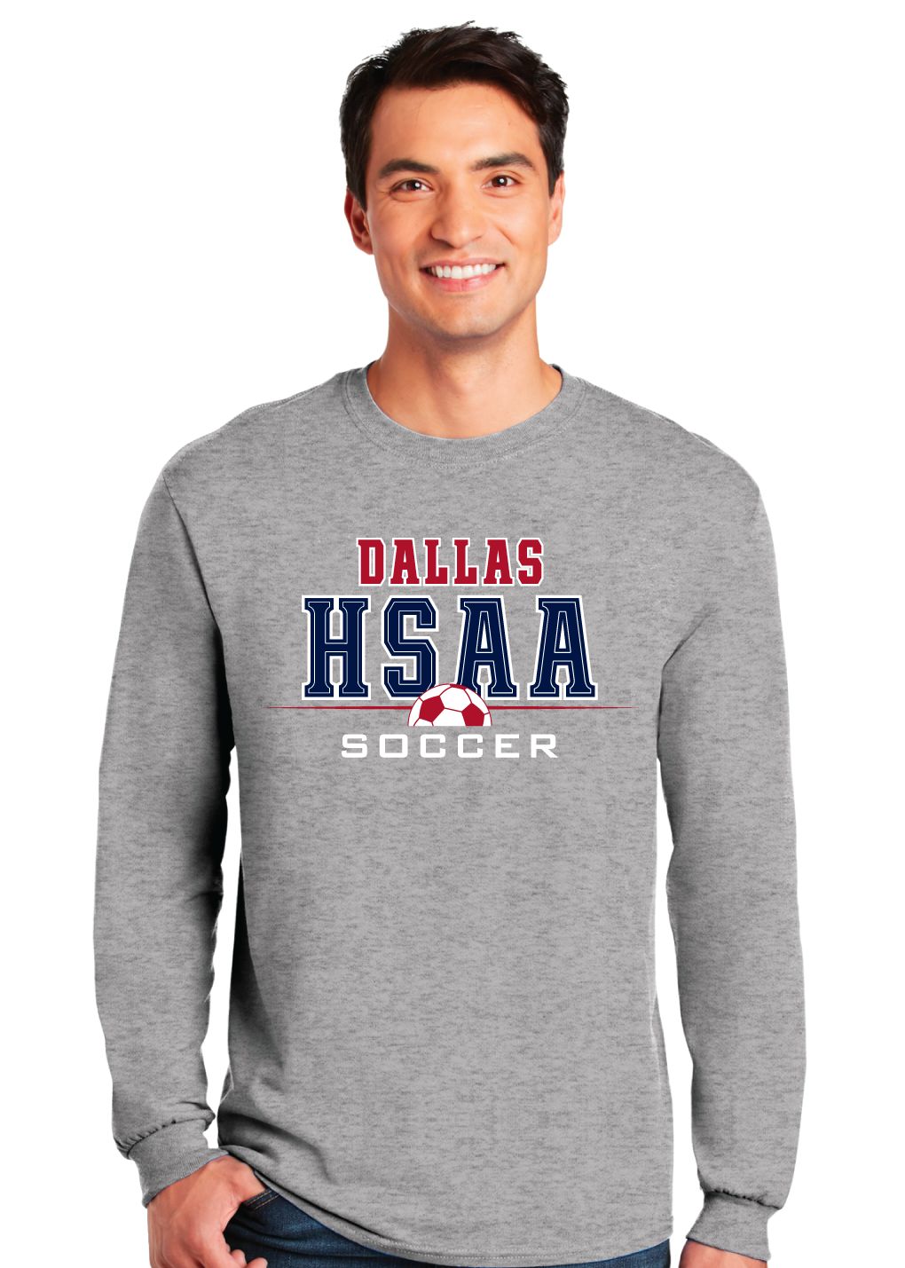 HSAA Soccer - Half Ball - Long Sleeve