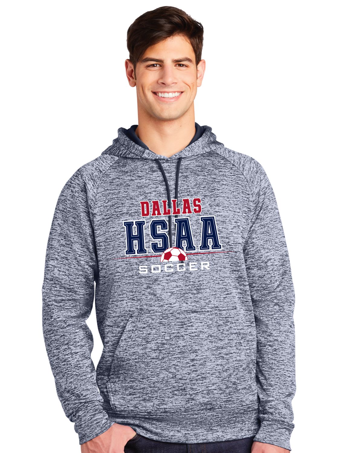 HSAA Soccer - Half Ball - Electric Dri-Fit Hoodie