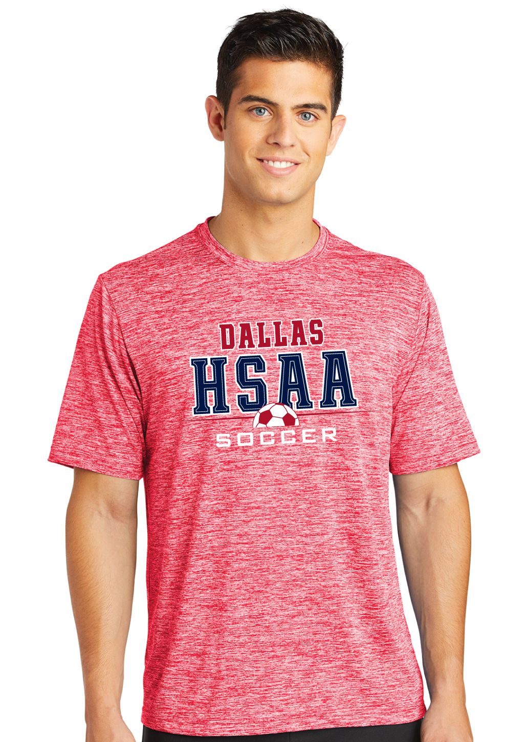 HSAA Soccer - Half Ball - Electric Dri-Fit Short Sleeve