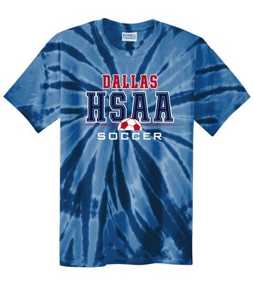 HSAA Soccer - Half Ball - Tie Dye Short Sleeve