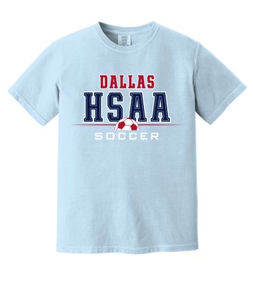 HSAA Soccer - Half Ball - Comfort Colors Short Sleeve