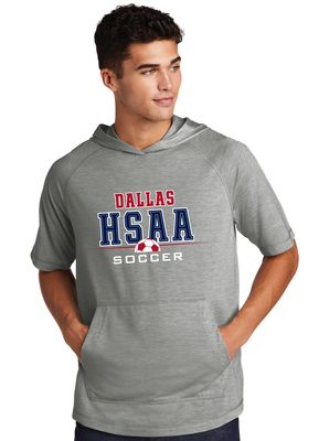 HSAA Soccer - Half Ball - Short Sleeve Hoodie