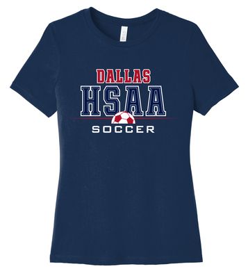 HSAA Soccer - Half Ball - Bella+Canvas Ladies