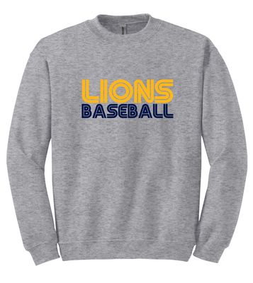 McKinney Baseball - Retro - Crew Sweatshirt
