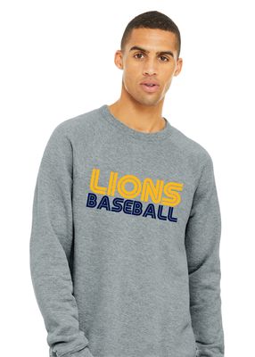 McKinney Baseball - Retro - Bella+Canvas Crew Sweatshirt