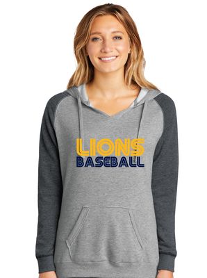 McKinney Baseball - Retro - Lightweight Raglan Hoodie