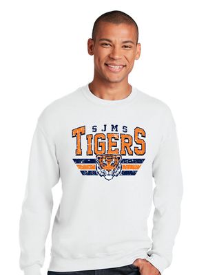 Scott Johnson - Distressed Tiger - Crew Sweatshirt