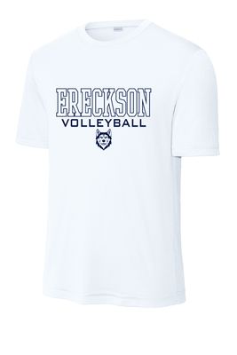 Ereckson Huskies - Volleyball - White Practice Shirt