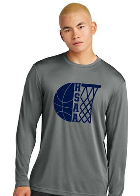 HSAA Basketball - Half &amp; Half - Dri-Fit Long Sleeve