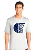 HSAA Basketball - Half &amp; Half - Dri-Fit Short Sleeve