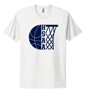 HSAA Basketball - Half &amp; Half - Next Level Short Sleeve