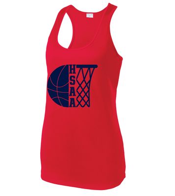 HSAA Basketball - Half &amp; Half - Dri-Fit Racerback Tank