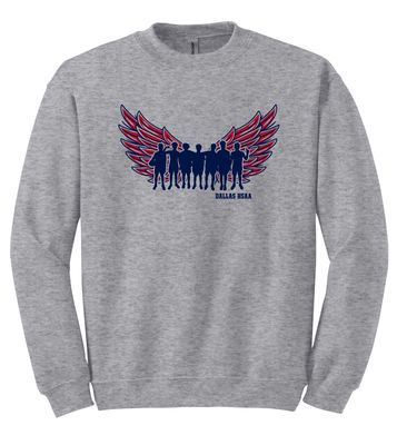HSAA Basketball - Wings - Crew Sweatshirt