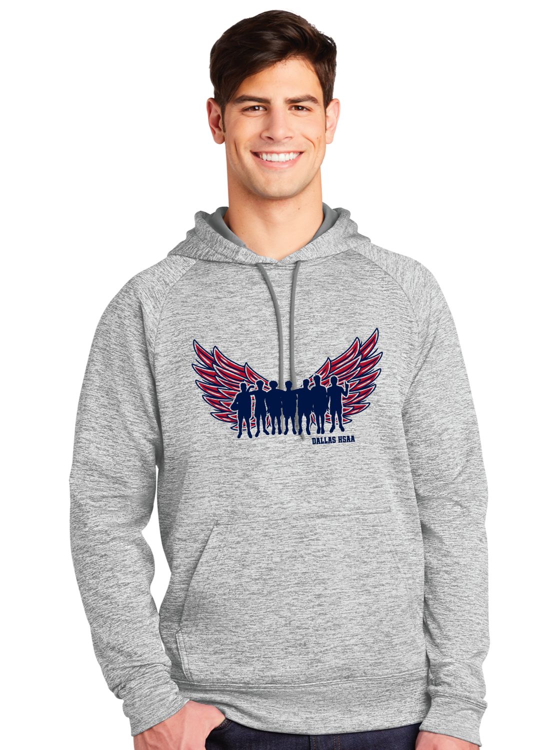 HSAA Basketball - Wings - Electric Dri-Fit Hoodie
