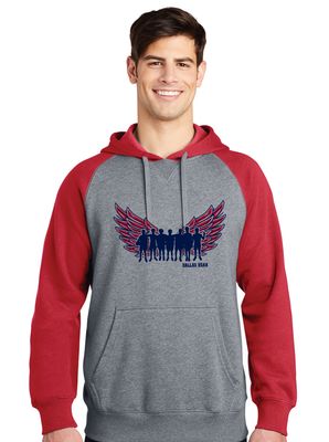 HSAA Basketball - Wings - Raglan Hoodie
