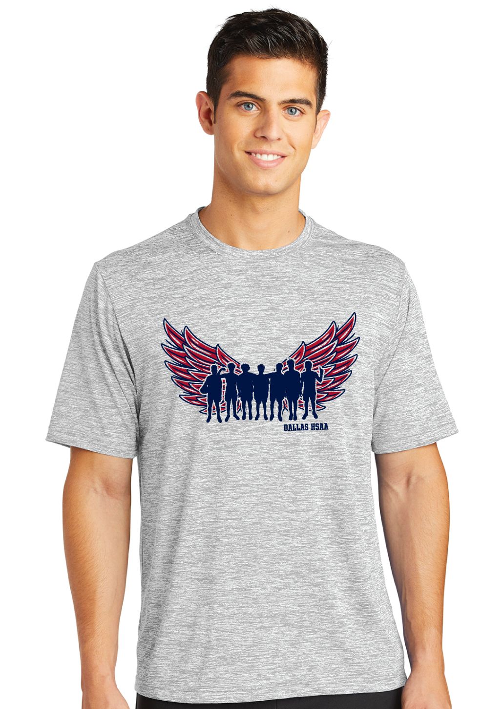 HSAA Basketball - Wings - Electric Dri-Fit Short Sleeve
