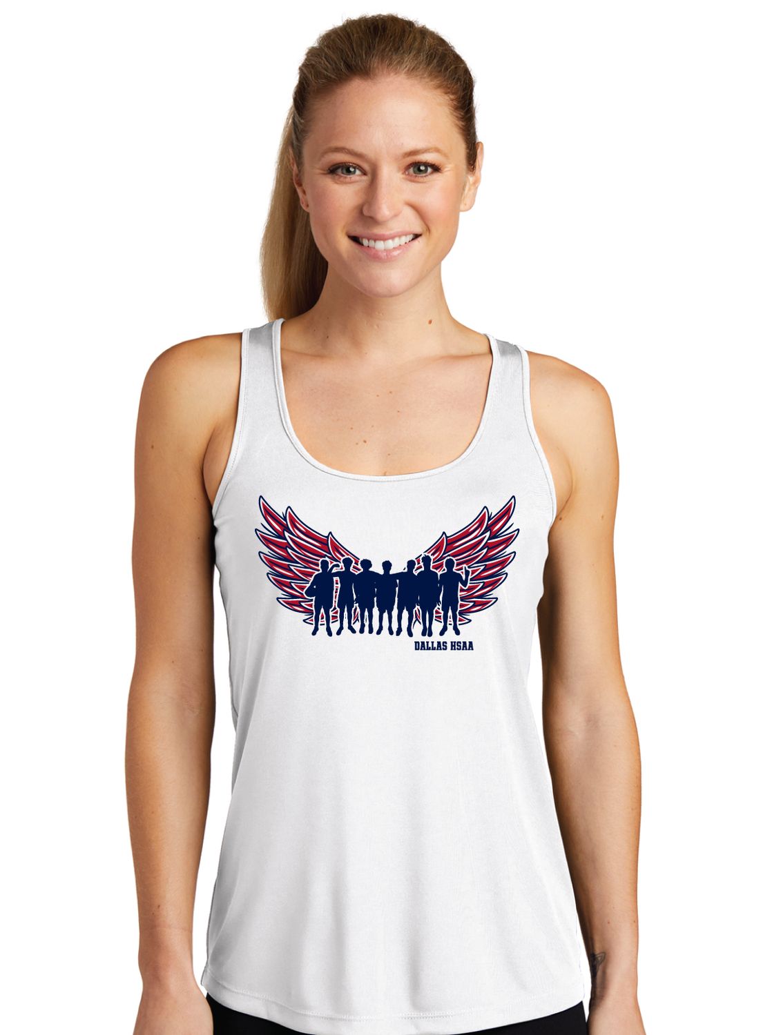 HSAA Basketball - Wings - Dri-Fit Racerback Tank
