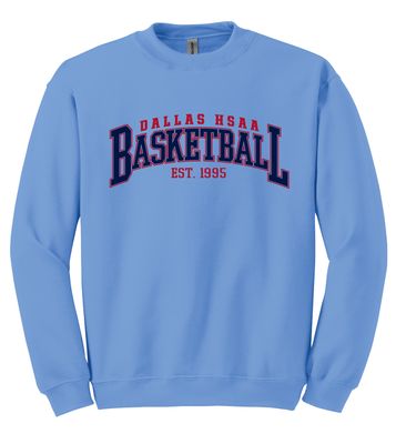 HSAA Basketball - Arched - Crew Sweatshirt