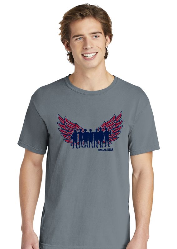 HSAA Basketball - Wings - Comfort Colors Short Sleeve