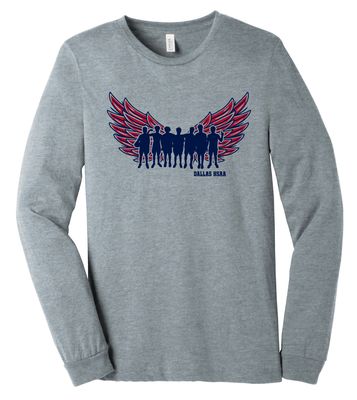 HSAA Basketball - Wings - Bella+Canvas Long Sleeve