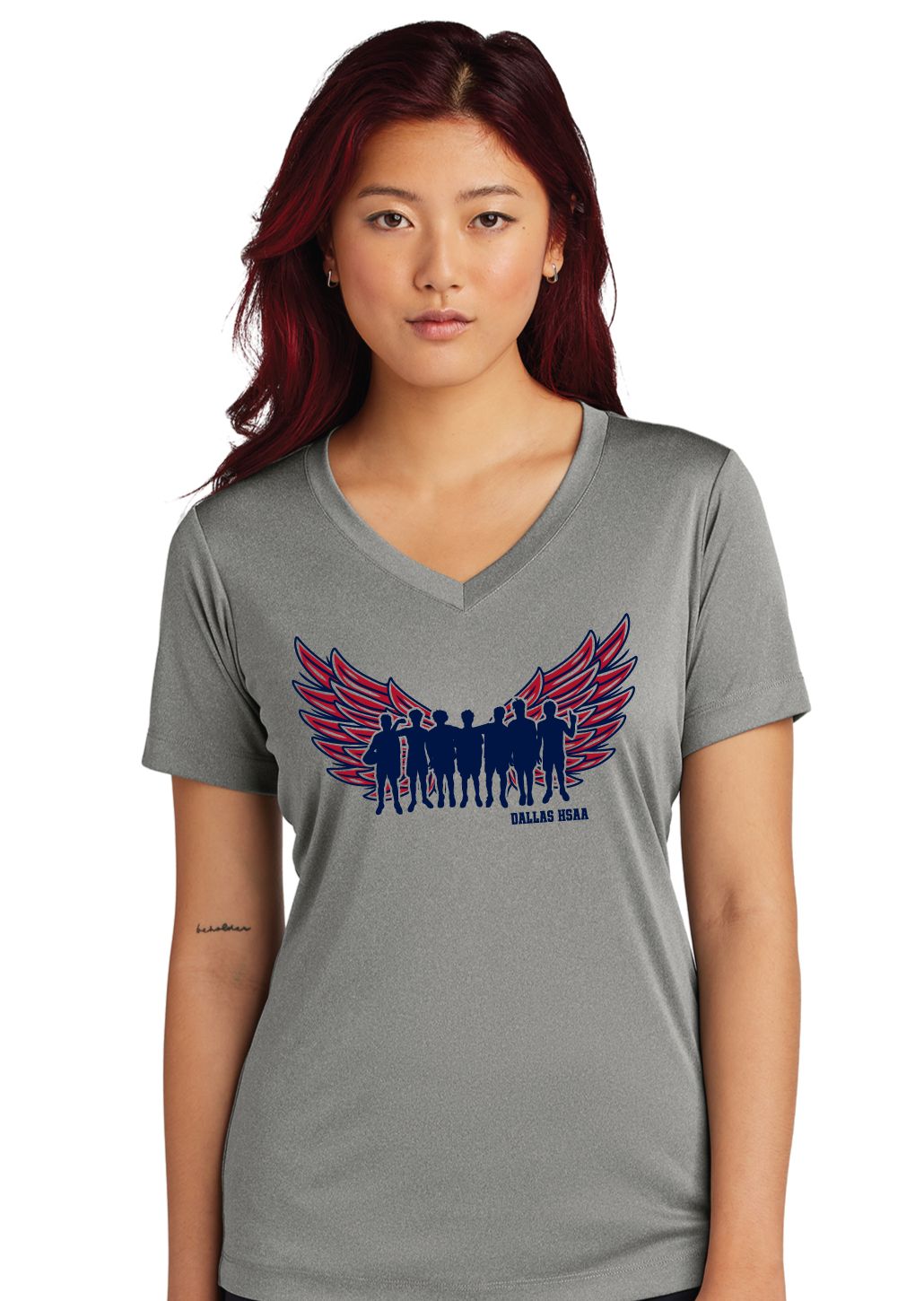 HSAA Basketball - Wings - Dri-Fit V-Neck