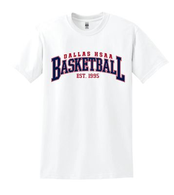 HSAA Basketball - Arched - Short Sleeve