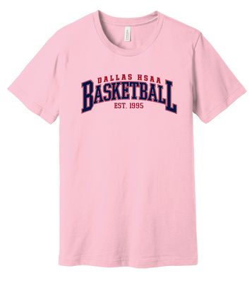 HSAA Basketball - Arched - Bella+Canvas Short Sleeve