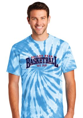 HSAA Basketball - Arched - Tie-Dye Short Sleeve