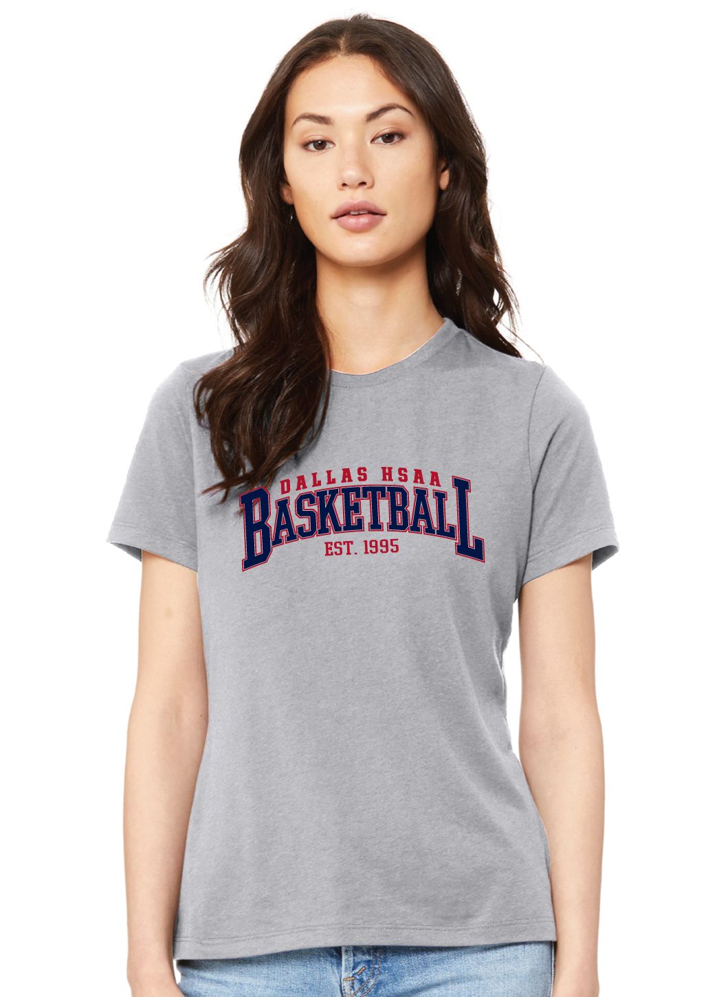 HSAA Basketball - Arched - Bella+Canvas Ladies
