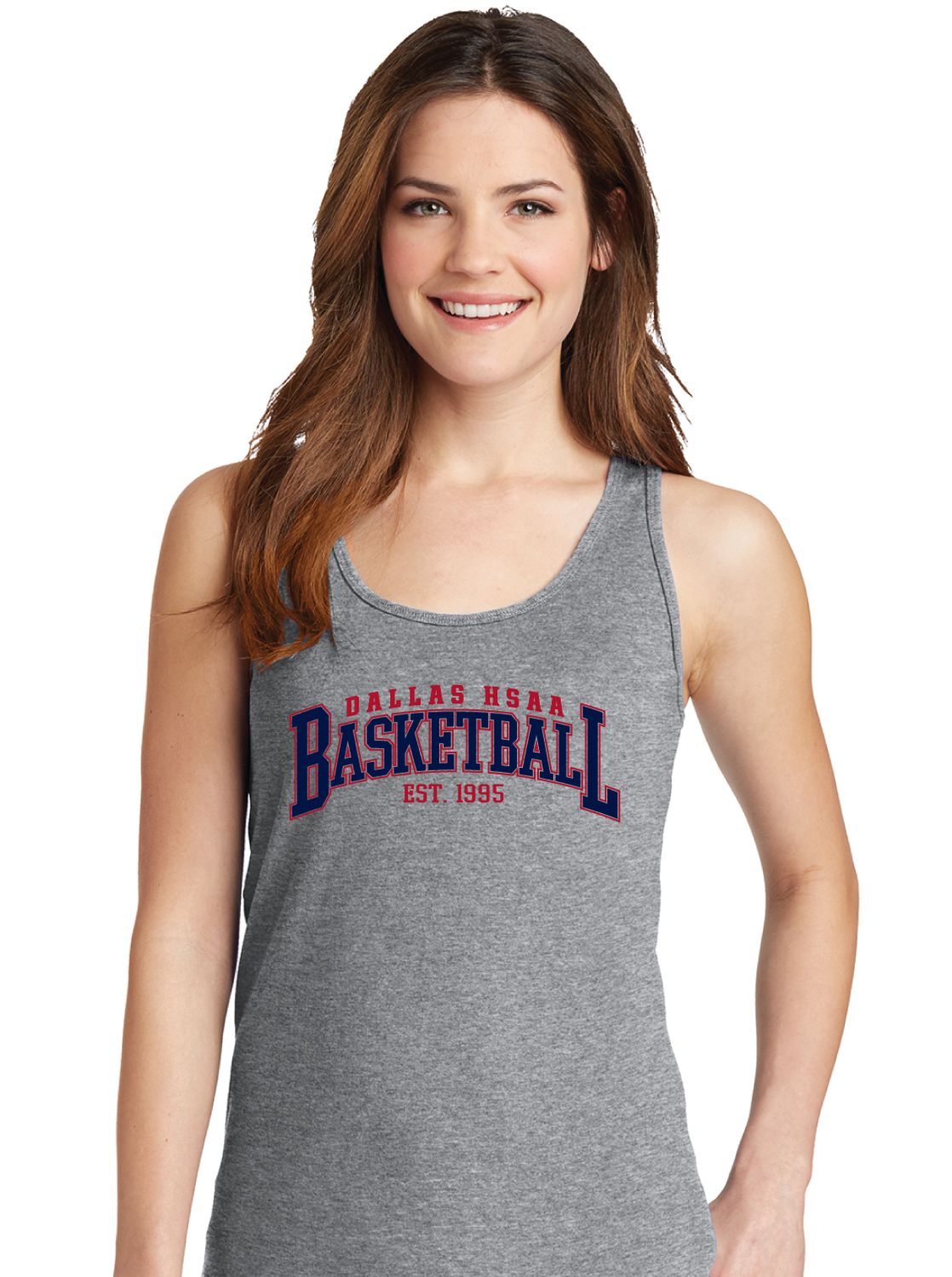 HSAA Basketball - Arched - Cotton Tank