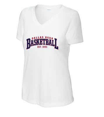 HSAA Basketball - Arched - Dri-Fit V-Neck