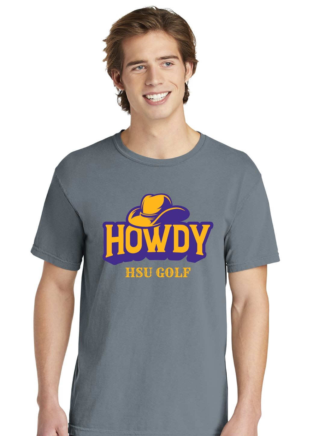 HSU Golf - Howdy - Comfort Colors Short Sleeve