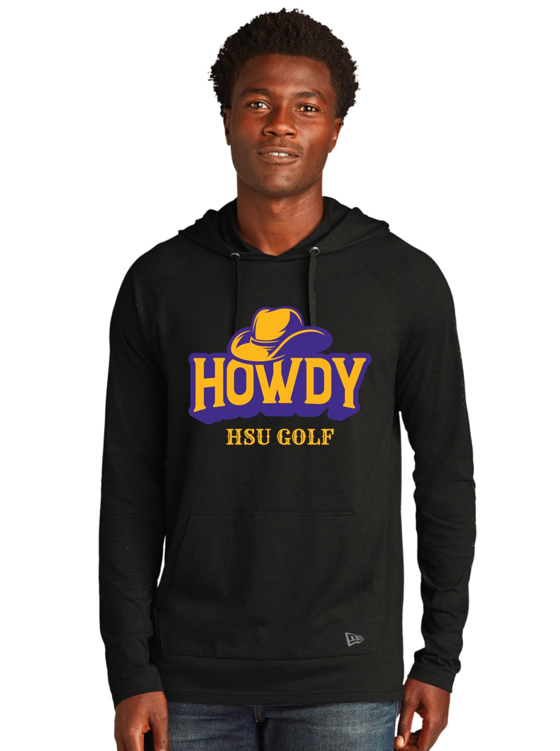 HSU Golf - Howdy - Tri-Blend Hoodie