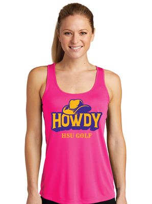 HSU Golf - Howdy - Dri-Fit Racerback Tank