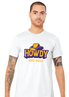 HSU Golf - Howdy - Bella+Canvas Short Sleeve