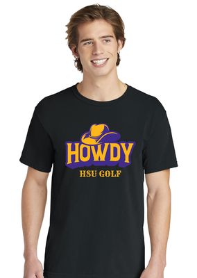 HSU Golf - Howdy - Comfort Colors Short Sleeve