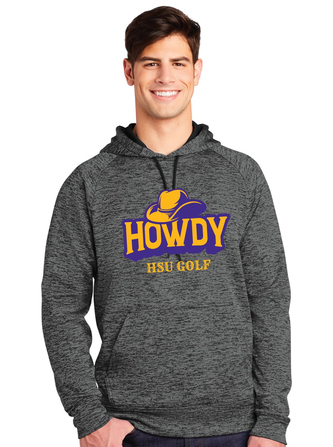 HSU Golf - Howdy - Electric Dri-Fit Hoodie