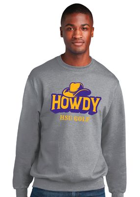 HSU Golf - Howdy - Crew Sweatshirt