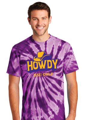 HSU Golf - Howdy - Tie-Dye Short Sleeve