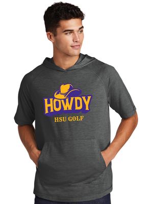 HSU Golf - Howdy - Short Sleeve Hoodie