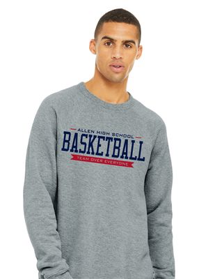 Allen Basketball - TEAM - Bella+Canvas Crew Sweatshirt