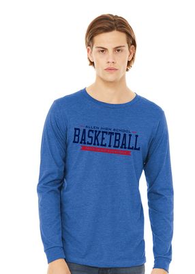 Allen Basketball - TEAM - Bella+Canvas Long Sleeve
