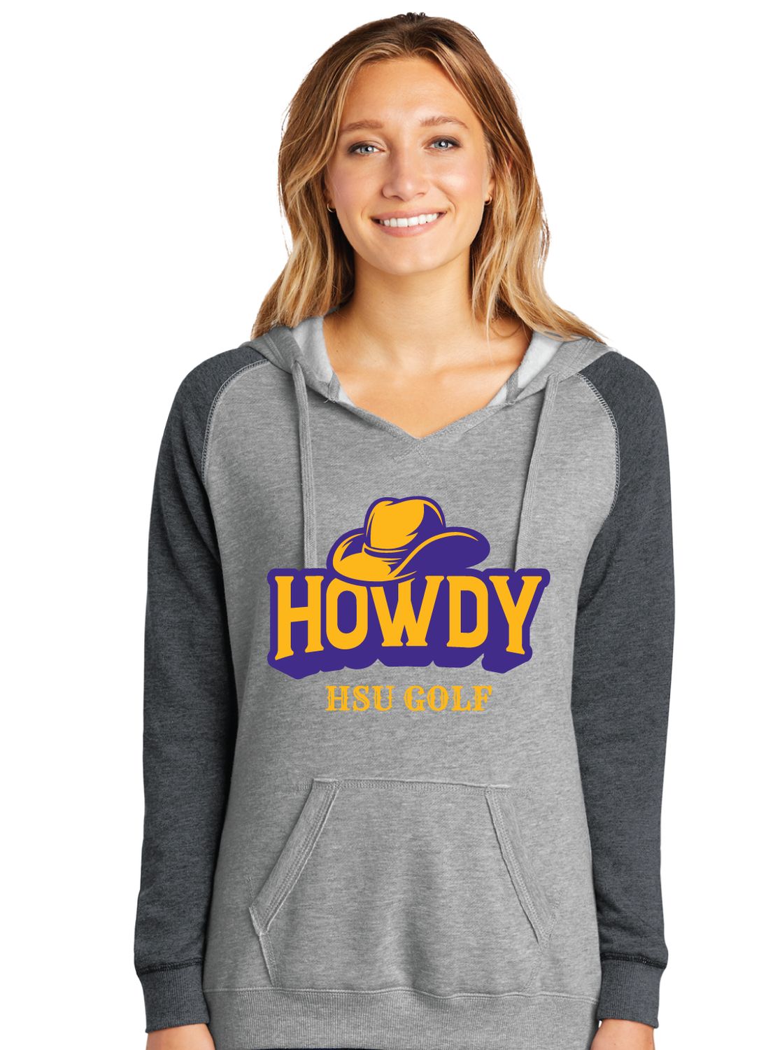 HSU Golf - Howdy - Lightweight Raglan Hoodie