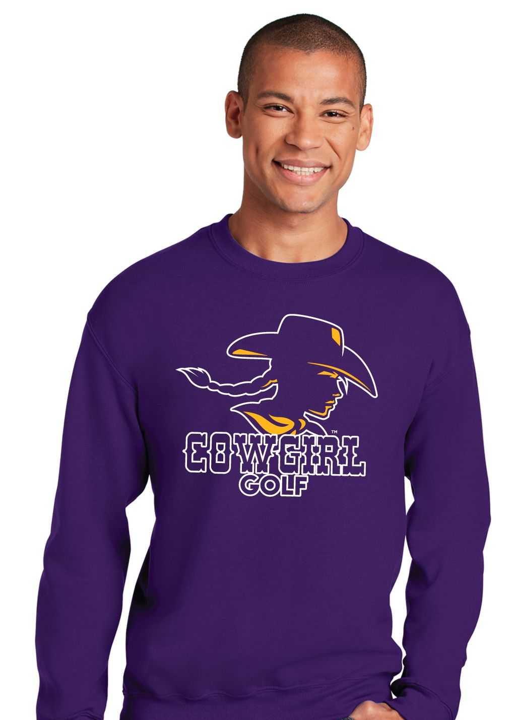 HSU Golf - Cowgirl - Crew Sweatshirt