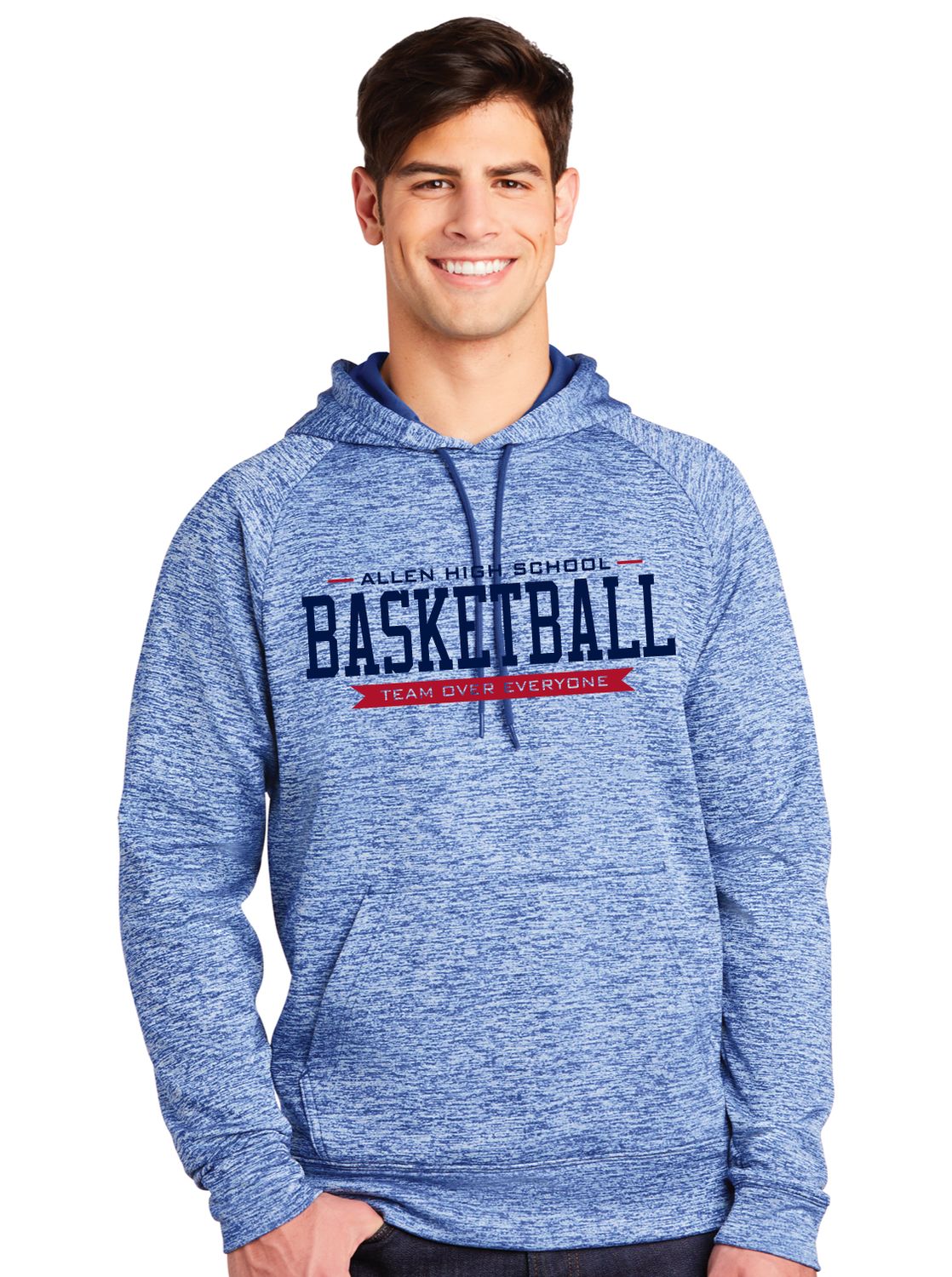 Allen Basketball - TEAM - Electric Dri-Fit Hoodie