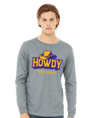 HSU Golf - Howdy - Bella+Canvas Long Sleeve