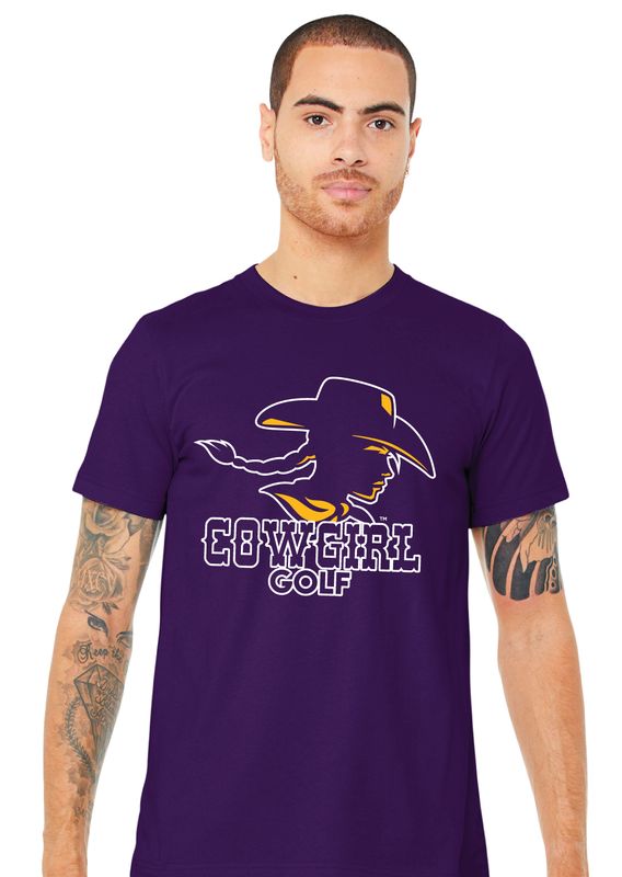 HSU Golf - Cowgirl - Bella+Canvas Short Sleeve