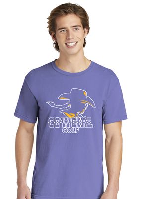 HSU Golf - Cowgirl - Comfort Colors Short Sleeve