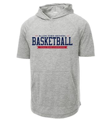Allen Basketball - TEAM - Short Sleeve Hoodie